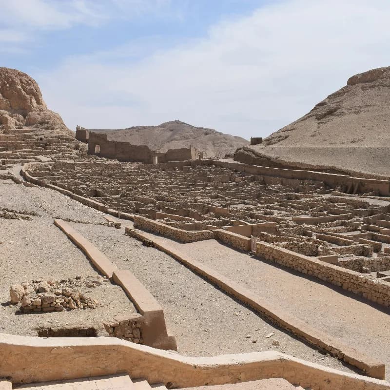 Ancient workers' village of Deir el-Medina in Luxor