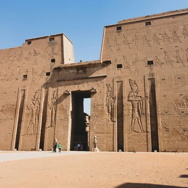 Magnificent Edfu Temple dedicated to Horus