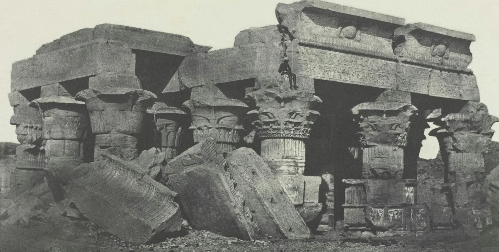 Kom Ombo Temple overlooking the Nile River